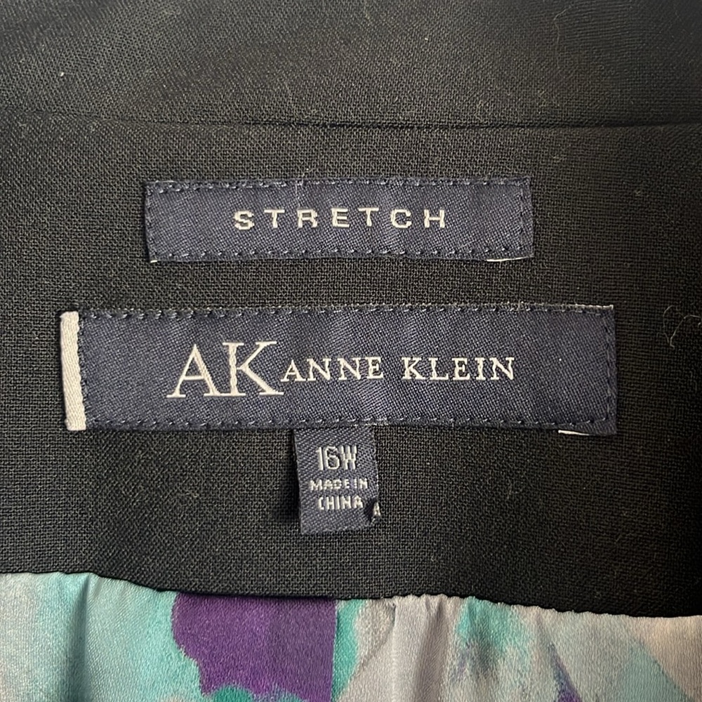 Anne Klein Black Blazer Jacket - Picture 6 of 11